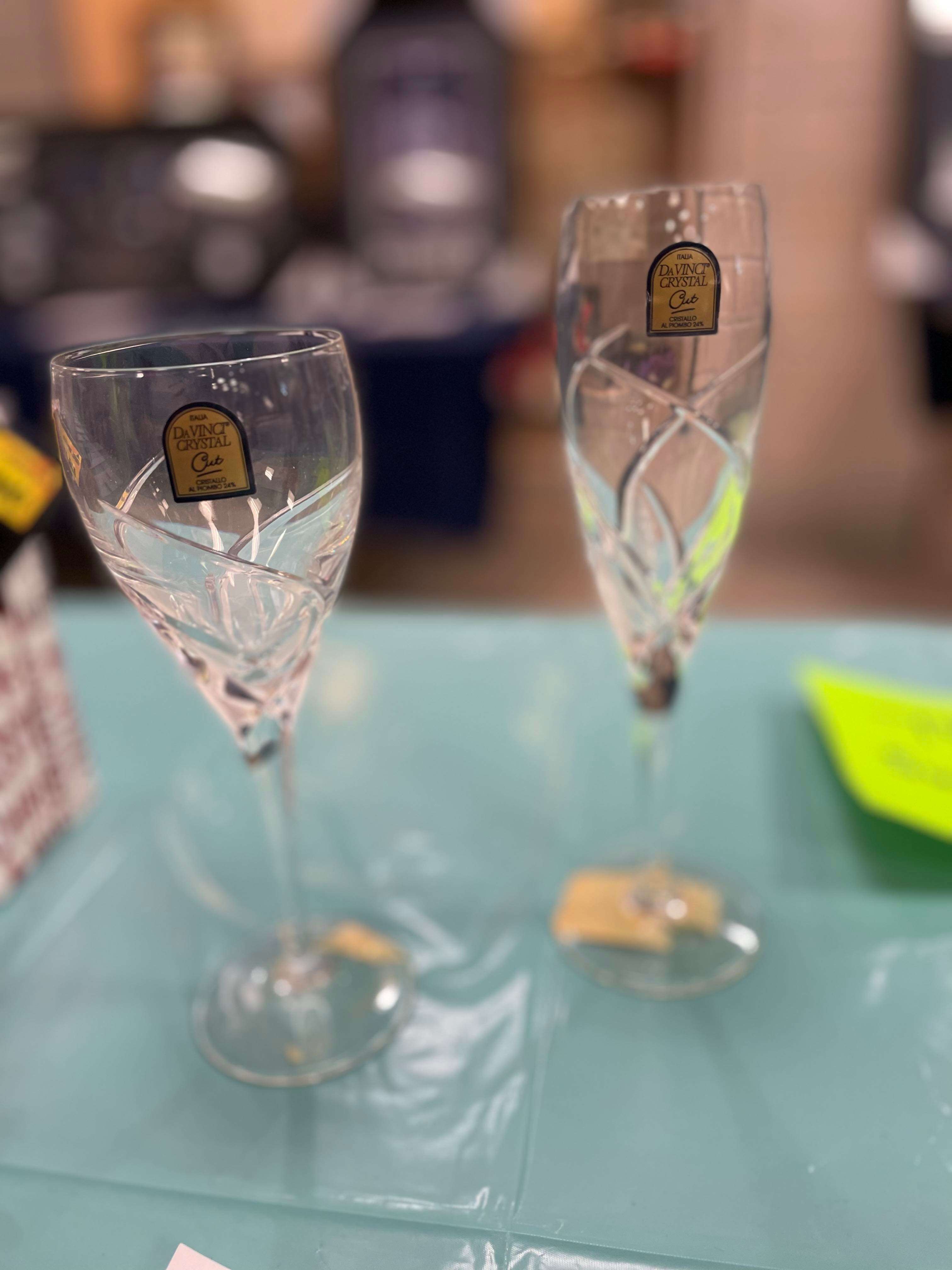 Crystal Wine Glasses Set